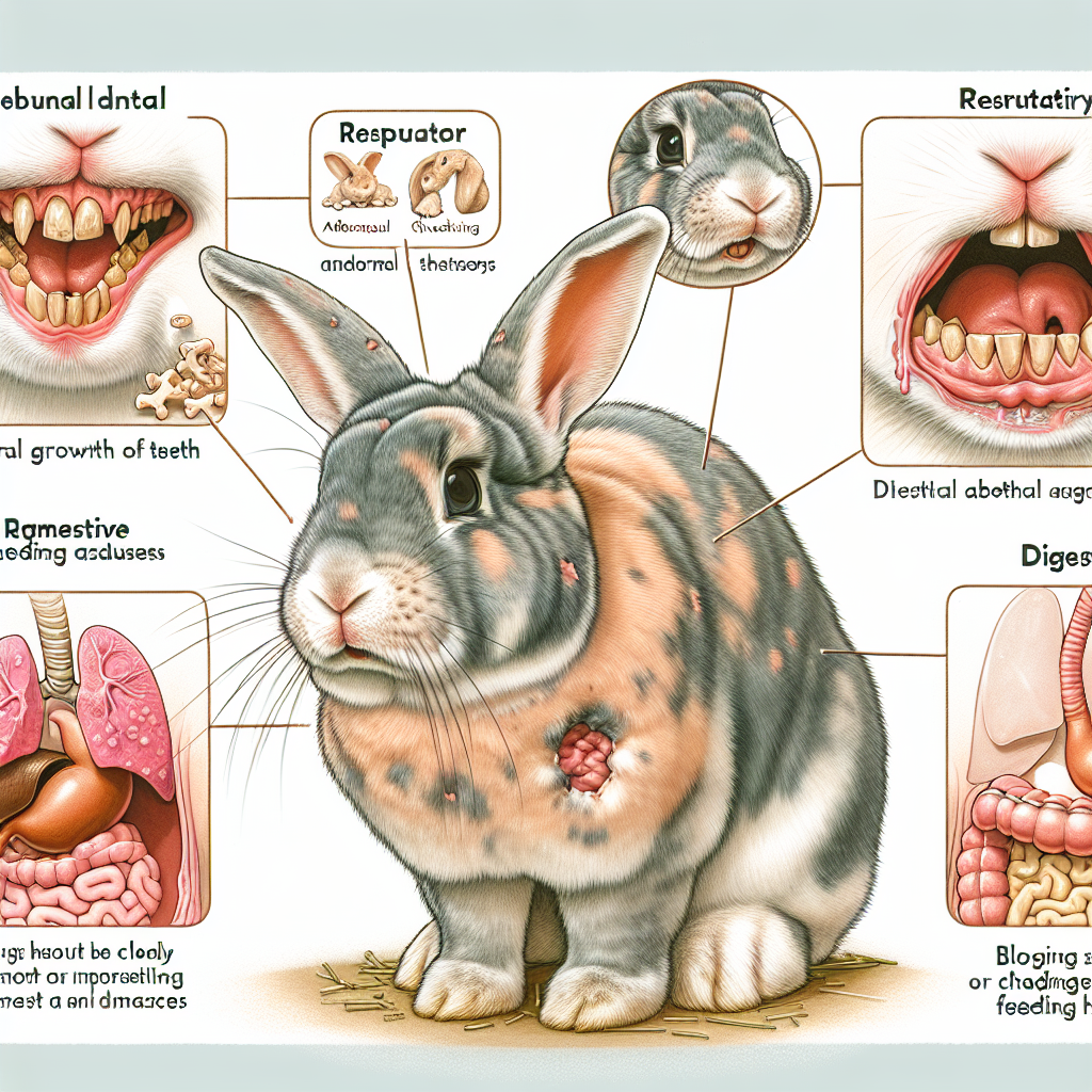 Illustration des maladies courantes chez les lapins